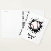 Personalisierter Baseball-Ball bricht durch die Ma Planer (Anzeige)