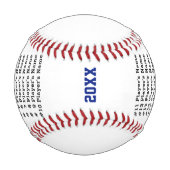 Personalisierter Baseball-Ball für Trainer oder Sp Baseball (Rückseite)