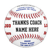 Personalisierter Baseball-Ball für Trainer oder Sp Baseball (Vorderseite)