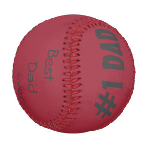Personalisierter Baseball/Bester Vater je Baseball