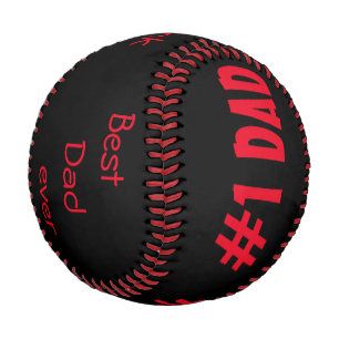 Personalisierter Baseball/Bester Vater je Baseball