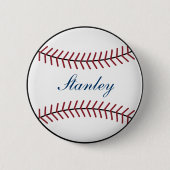 Personalisierter Baseball-Button Button (Vorderseite)