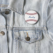 Personalisierter Baseball-Button Button (Beispiel)