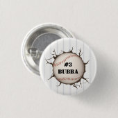 Personalisierter Baseball-Button Button (Vorne & Hinten)