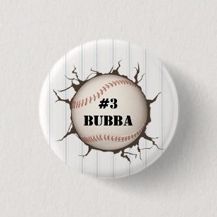 Personalisierter Baseball-Button Button