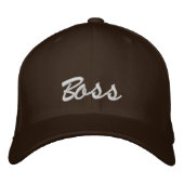 Personalisierter Baseball-Cap-Boss-Hut Bestickte Baseballkappe (Vorderseite)