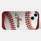 Personalisierter Baseball Case-Mate iPhone Hülle (Rückseite (Horizontal))