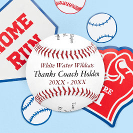 Personalisierter Baseball-Coach Dankeschön-Geschen Baseball