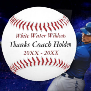 Personalisierter Baseball-Coach Dankeschön-Geschen Baseball