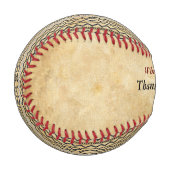 Personalisierter Baseball-Coach Dankeschön-Geschen Baseball (Vorderseite Links)