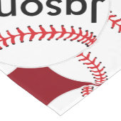 Personalisierter Baseball Design Table Runner Kurzer Tischläufer (Ecke)