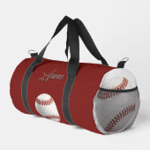 Personalisierter Baseball Duffle Bag (Rechte Ecke)