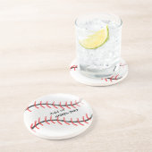 Personalisierter Baseball-Entwurf Getränkeuntersetzer (Seite)