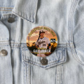 Personalisierter Baseball-Foto-Button Button (Beispiel)