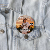 Personalisierter Baseball-Foto-Button Button (Beispiel)