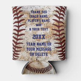 Personalisierter Baseball für Trainer, Spieler Dosenkühler