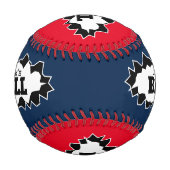 Personalisierter Baseball-Geschenkball mit zerriss Baseball (Vorderseite)