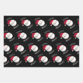 Personalisierter Baseball-Glückwunsch Weihnachtsfe Geschenkpapier Set (Vorderseite 3)