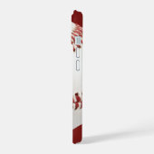 Personalisierter Baseball iPhone 15 Hülle (Linke Seite)