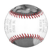 Personalisierter Baseball ist Liebe | 2 FOTO (Rückseite)