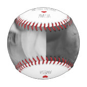 Personalisierter Baseball ist Liebe | 2 FOTO (Vorderseite)