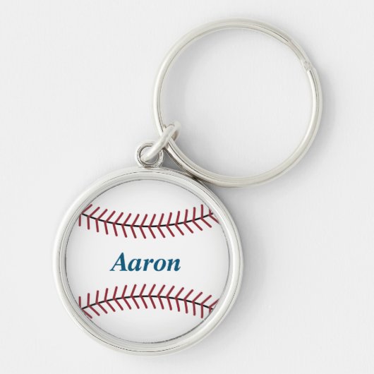Personalisierter Baseball-Keychain Schlüsselanhänger (Vorne)