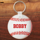 Personalisierter Baseball-Keychain Schlüsselanhänger (Vorderseite)