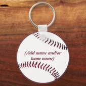 Personalisierter Baseball-Keychain Schlüsselanhänger (Vorderseite)