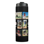 Personalisierter Baseball-Kindersport Thermosbecher (Vorderseite)