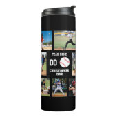 Personalisierter Baseball-Kindersport Thermosbecher (Nach links gedreht)