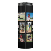 Personalisierter Baseball-Kindersport Thermosbecher (Rückseite)