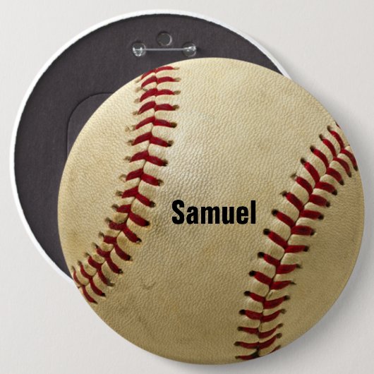 Personalisierter Baseball-Knopf Button (Vorne & Hinten)
