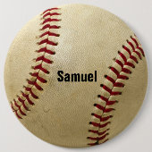 Personalisierter Baseball-Knopf Button (Vorderseite)