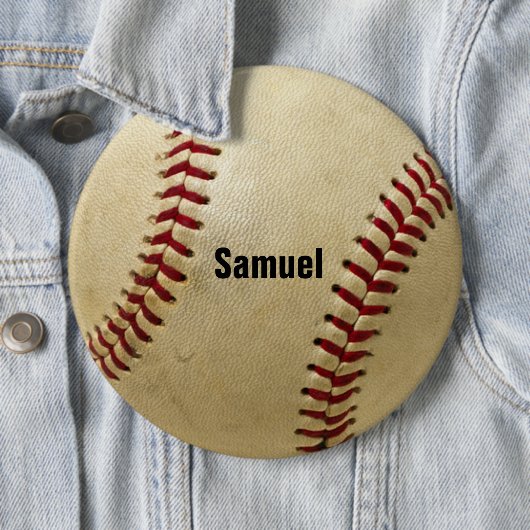 Personalisierter Baseball-Knopf Button (Beispiel)