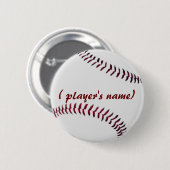 Personalisierter Baseball-Knopf Button (Vorne & Hinten)