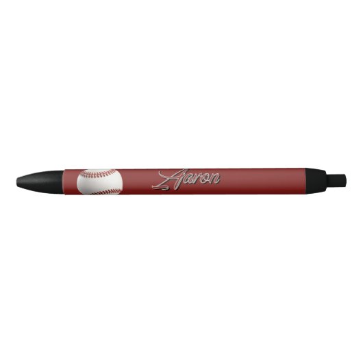 Personalisierter Baseball Kugelschreiber (Vorderseite)