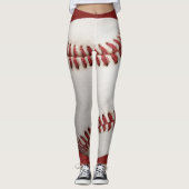 Personalisierter Baseball Leggings (Vorderseite)