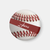Personalisierter Baseball Magnet (Vorne)