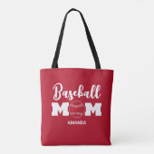 Personalisierter Baseball-Mama Tasche (Rückseite)