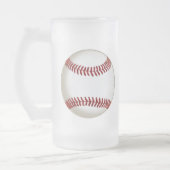 Personalisierter Baseball-mattierte oder andere Mattglas Bierglas (Links)