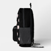 Personalisierter Baseball mit roten Stiften Bedruckter Rucksack (Rechts)