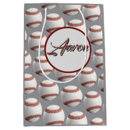Personalisierter Baseball Mittlere Geschenktüte