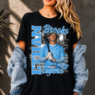 Personalisierter Baseball-Mom-Player-Bootleg-Sport T-Shirt