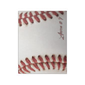 Personalisierter Baseball Notizblock (Rotiert)