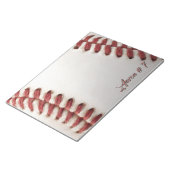 Personalisierter Baseball Notizblock (angewinkelt)