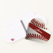 Personalisierter Baseball Notizblock (Innenseite)