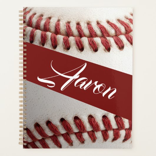 Personalisierter Baseball Planer (Vorderseite)