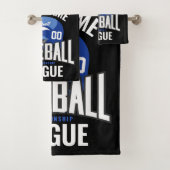 Personalisierter Baseball-Player-NAME-Team-Champ-C Badhandtuch Set (Insitu)