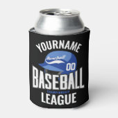 Personalisierter Baseball-Player-NAME-Team-Champ-C Dosenkühler (Kanne Vorderseite)