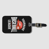 Personalisierter Baseball-Player-NAME-Team-Champ-C Gepäckanhänger (Vorderseite (Horizontal))